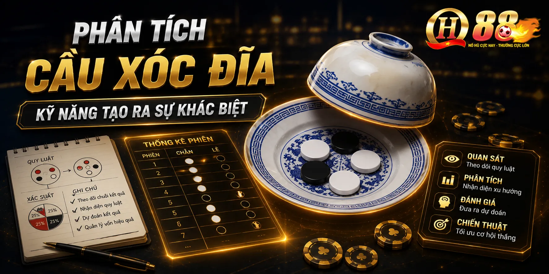 Phân Tích Cầu Xóc Đĩa — Kỹ Năng Tạo Ra Sự Khác Biệt